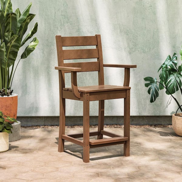 Grant Park Counter Arm Chair in Teak