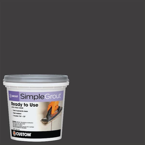 Custom Building Products SimpleGrout #60 Charcoal 1 qt. Pre-Mixed Grout