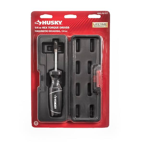 Husky 1/4 in. Drive Mechanics Tool Set with Drive Torque Wrench (51-Piece)  H50MTS4DTWCB - The Home Depot