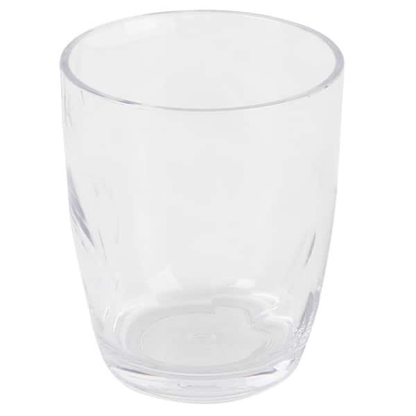 CRAVINGS By Chrissy Teigen 15 oz. Clear Plastic Debossed Double Old Fashion Cup