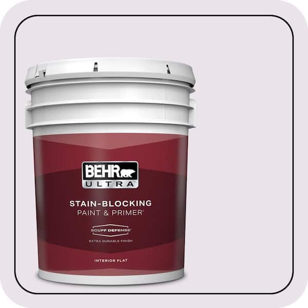 BEHR ULTRA 5 gal. #660A-1 Muted Melody Extra Durable Flat Interior Paint & Primer