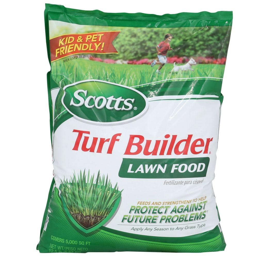 Scotts Turf Builder 5,000 sq. ft. Lawn Fertilizer 23309B - The Home Depot