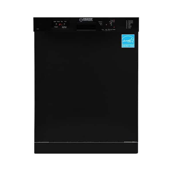 Equator 24 in. Built-In 14 place Dishwasher Europe made in Black