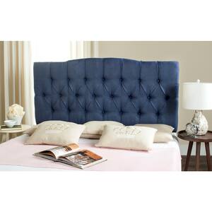 Axel Navy Queen Upholstered Headboard