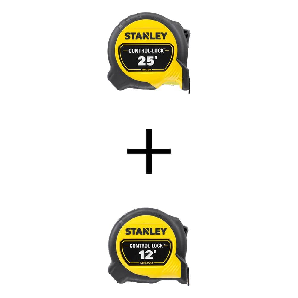 Stanley FATMAX 25 ft. x 1-1/4 in. Tape Measure (2 Pack) 33-725Y2PK - The  Home Depot