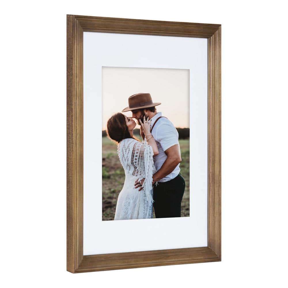 Rustic Brown Wooden Wall Frame Set, 16" x 24"