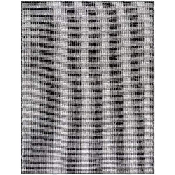 Galey Alix Barberry Black 5 ft. 3 in. x 7 ft. Indoor/Outdoor Area Rug