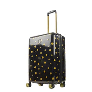 Impulse Mixed Dots Hardside Spinner 26 in. Luggage, Black