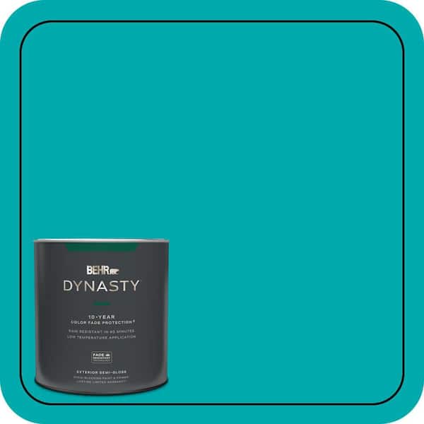 BEHR DYNASTY 1 qt. #P460-5 Fiji Semi-Gloss Enamel Exterior Stain-Blocking Paint & Primer