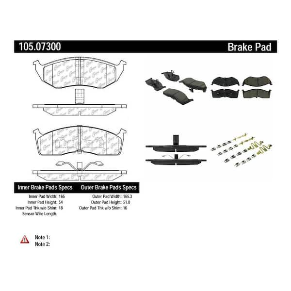 Centric Parts Disc Brake Pad Set