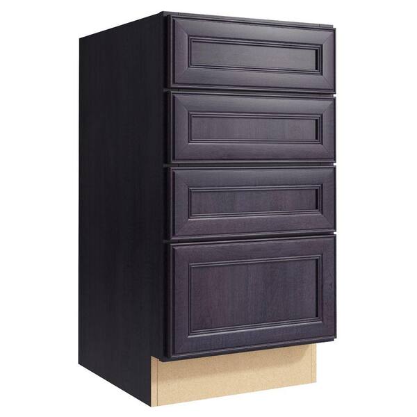 Cardell Boden 18 in. W x 34 in. H Vanity Cabinet Only in Ebon Smoke