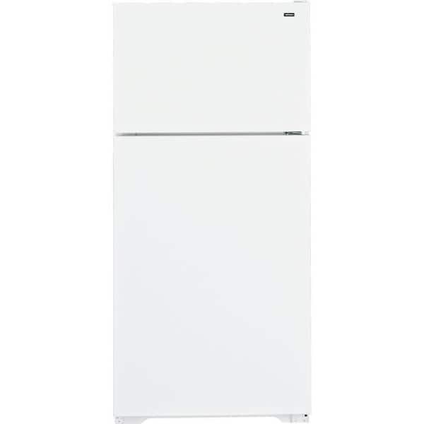 Hotpoint 28 in W 15.6 cu. ft. Top Freezer Refrigerator in White