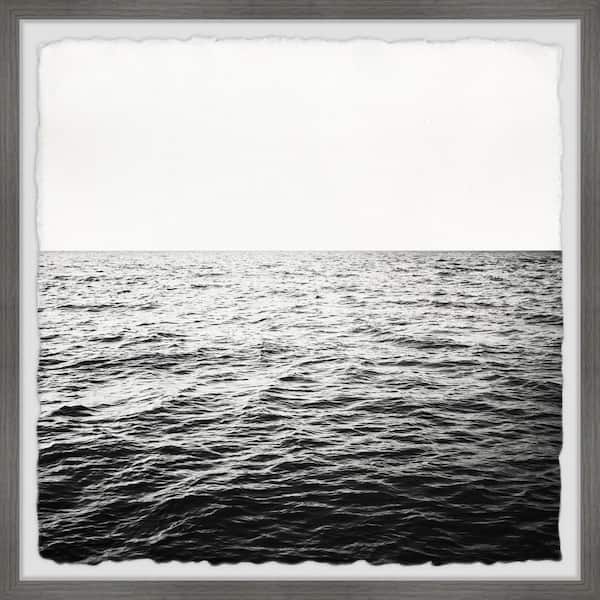 Unbranded "Open Ocean Expanse" by Marmont Hill Framed Nature Art Print 18 in. x 18 in.
