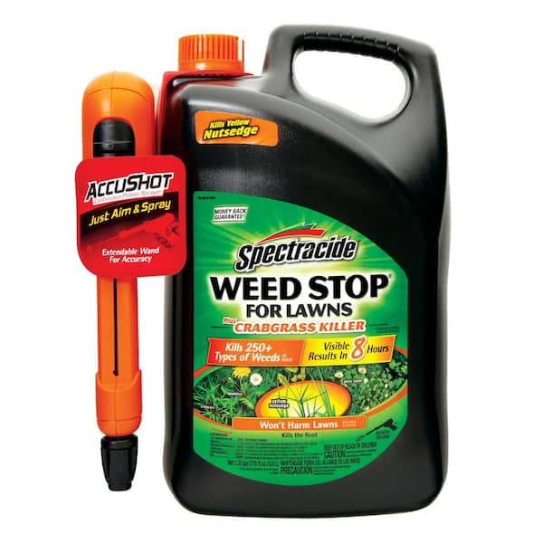 Spectracide Weed Stop 1.3 gal. Ready-to-Use Accushot with Crabgrass Killer