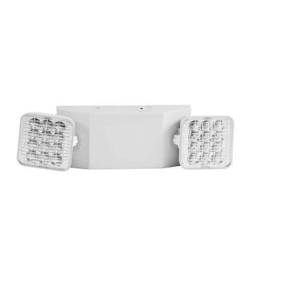 CIPACHO 2-Watt Equivalent 120-Volt Integrated LED White Exit Sign T ...