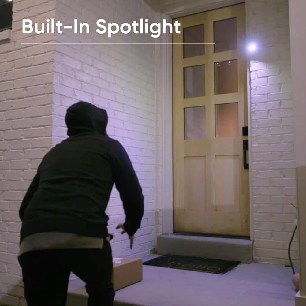 Wyze Cam OG, Wired Indoor/Outdoor 1080p HD Smart Home Security Camera with Built-In Spotlight