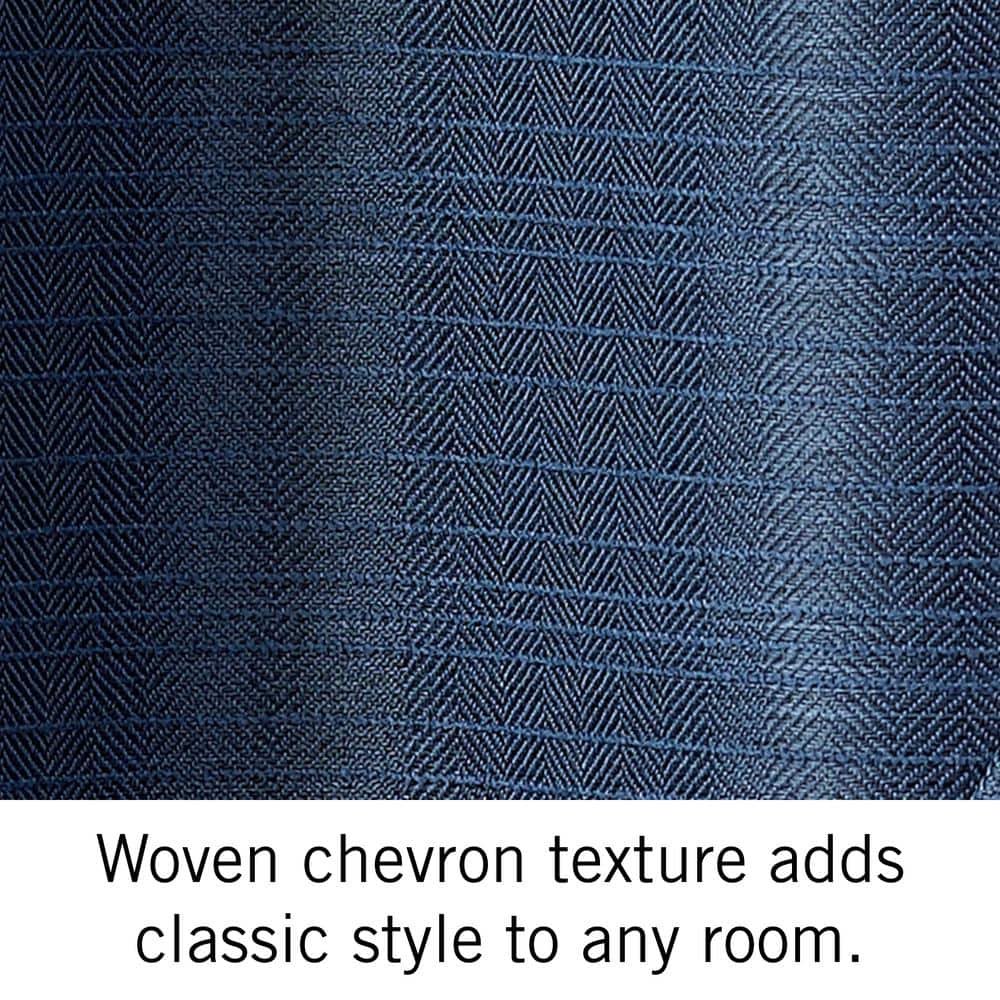 Indigo Thermal Insulated Room Darkening Back Tab Curtains