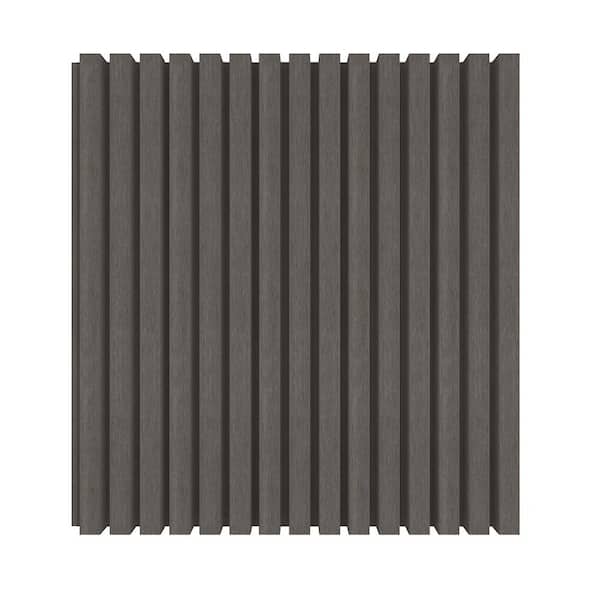 NewTechWood European Siding System 4.8 in. x 192 in. Composite Norwegian Board Siding in Argentinian Silver Gray (14-Piece)