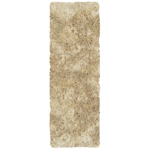 2 X 6 Taupe Solid Color Runner Rug