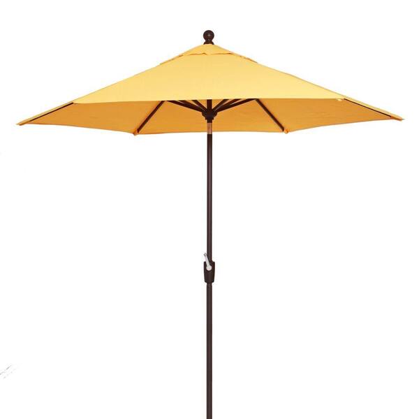 RST Brands Courtyard 9 ft. Patio Umbrella in Yellow