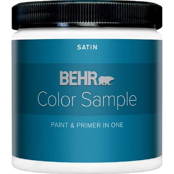 BEHR PREMIUM PLUS 8 oz. Medium Base Satin Interior Paint & Primer Color Sample