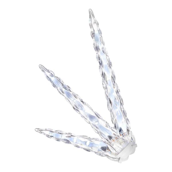 Home Accents Holiday 8 Cool White Motion LED Icicle Lights