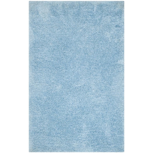 Safavieh Supreme Shag Light Blue Rug (4' x 6')