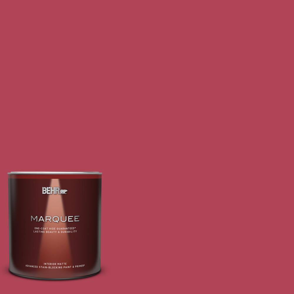1 qt. #130B-7 Cherry Wine Matte Interior Paint & Primer