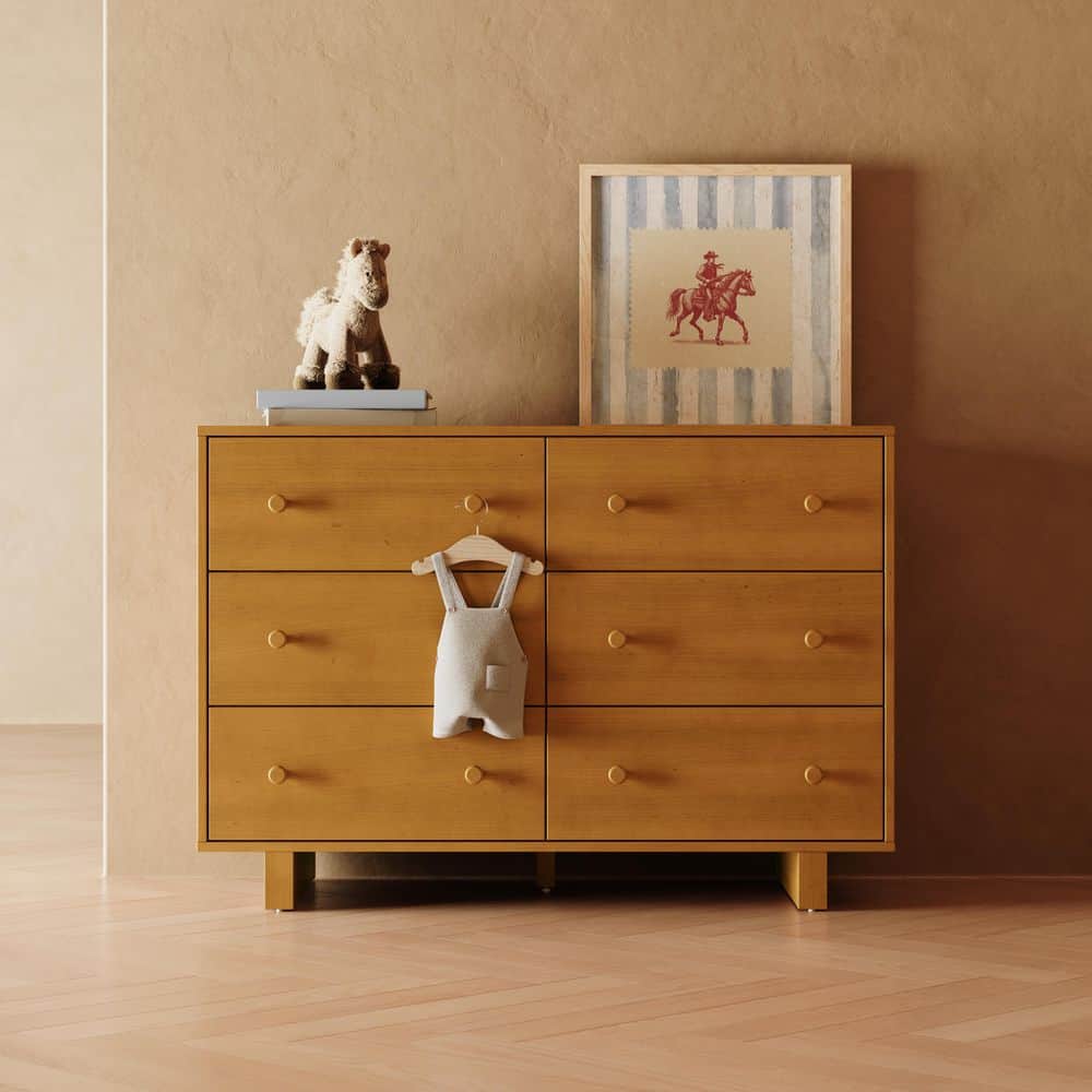 Storkcraft Texas Almond 6-Drawer 47.75 in. Wide Dresser 03776-90C