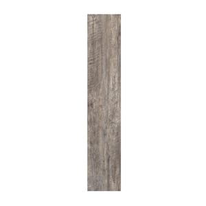 Flex Flor 9 in. Width Gray Water Resistant Peel and Stick Vinyl Plank Flooring (24 sq. ft./case)