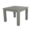 Highwood Coastal Teak Square Recycled Plastic Outdoor Dining Table AD ...