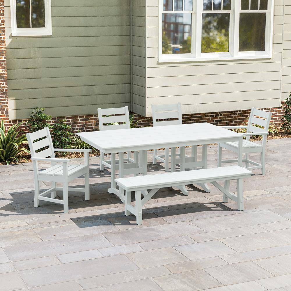 6脚まで購入可。【PAGED MEBLE】ダイニングチェア　ポーランド ホワイト polywood-patio-dining-sets-