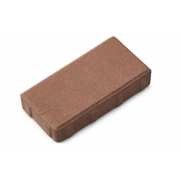 6x12 Accent 5.75 in. x 11.5 in. x 2.375 in. Rectangle Smooth Mocha Concrete Paver Pallet (180-pieces/83 sq. sf./Pallet)