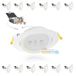NuWatt 4 in. LED White Adjustable Ultra Slim Canless NuWatt 4 in. LED White Adjustable Ultra Slim Canless