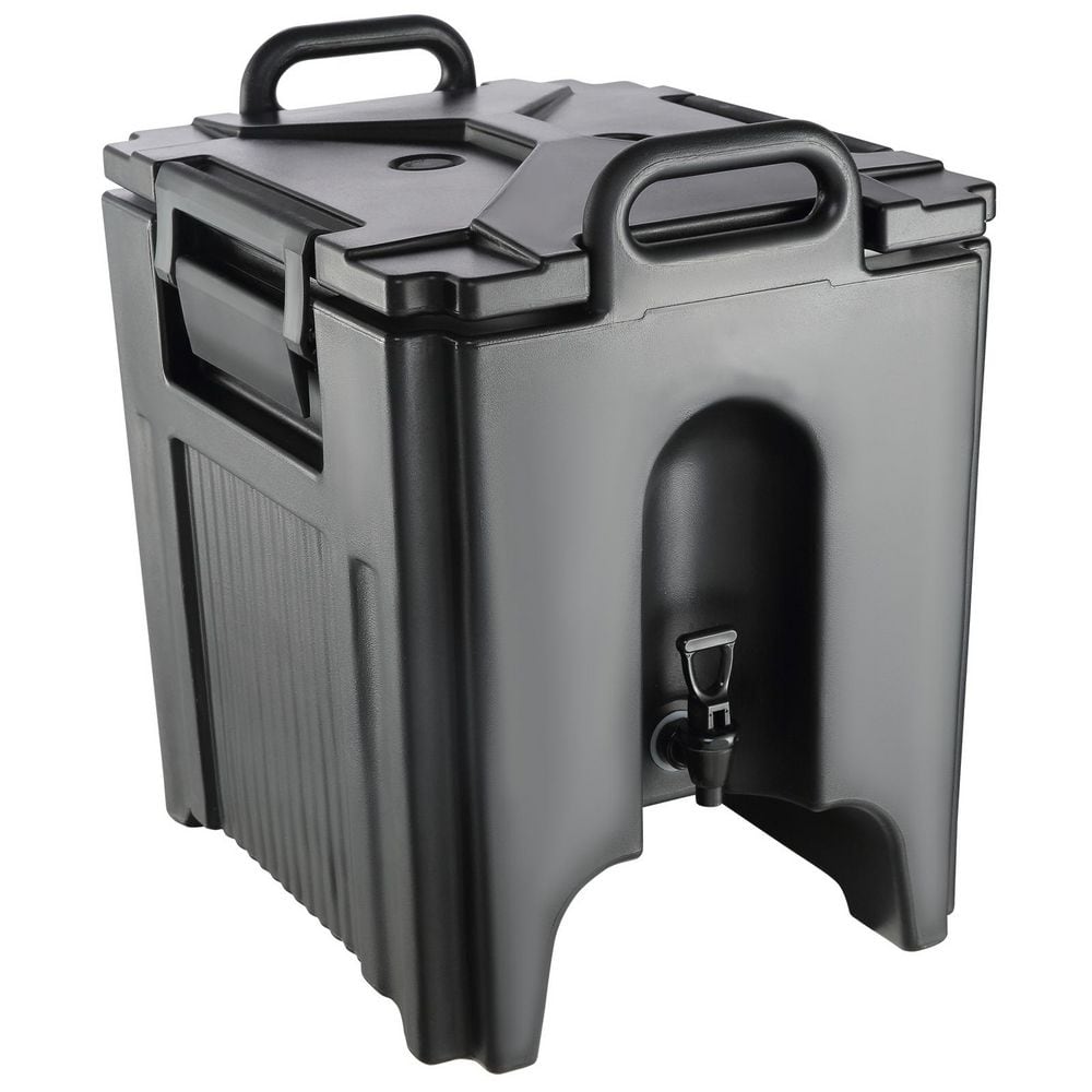 COWLOWN 10 Gal. Black Polyethylene Beverage Dispenser KIKIO208879