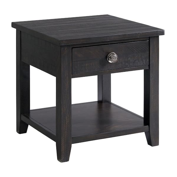 Picket House Furnishings Kahlil 24 in. Presso 1-Drawer Wood End Table