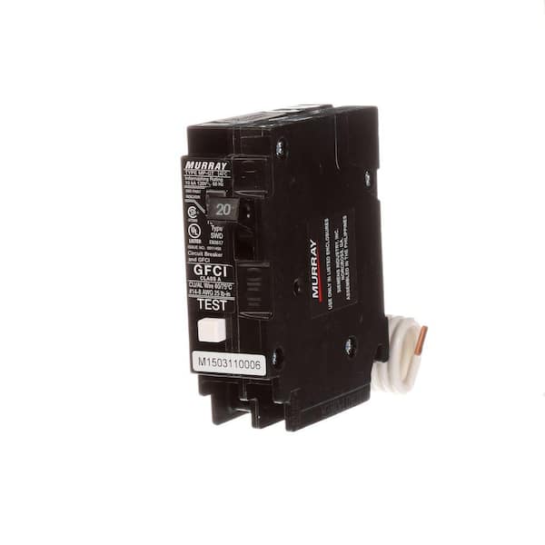 Murray 20 Amp Single-Pole Type MP-GT GFCI-Circuit Breaker