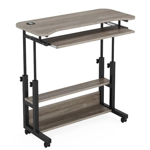 Adjustable Desk Height Adjustable Table With Wheel Portable Desk ...