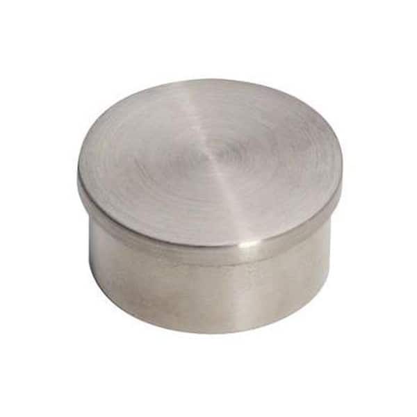 Lido Designs Stainless Steel Flush End Cap for 1-1/2 in. O. D. Tubing (Pair)