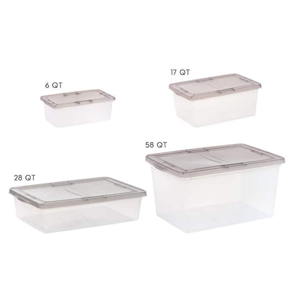 Storage Concepts 4 in. W 0.2 Gal. Plastic Bin Divider (24-Pack) SB128-24 -  The Home Depot