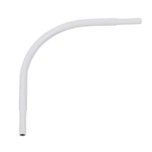 SuperSlide 12 in. White Corner Closet Rod