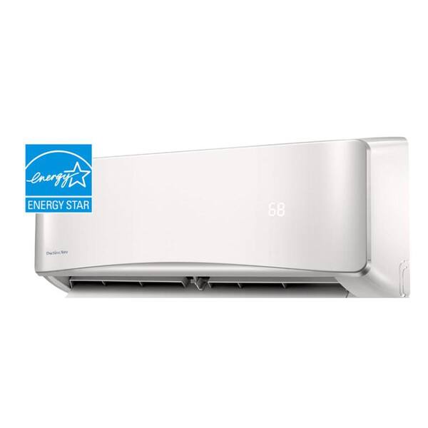 DuctlessAire - 21 SEER 24,000 BTU Wi-Fi Ductless Mini Split Air Conditioner and Heat Pump Variable Speed Inverter - 220V/60Hz
