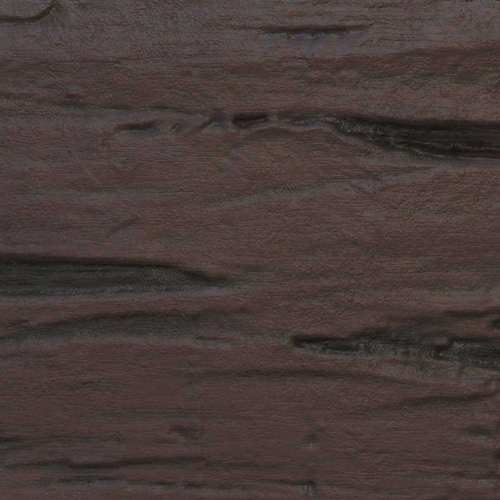 Cherry Finished Hand Hewn Faux Wood Ceiling Beam, 6" x 6" x 8'