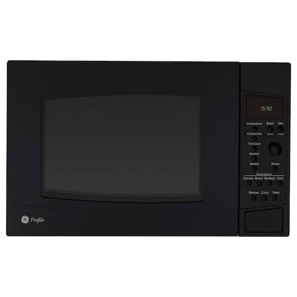 GE 1.5 cu. ft. Countertop Microwave in Black