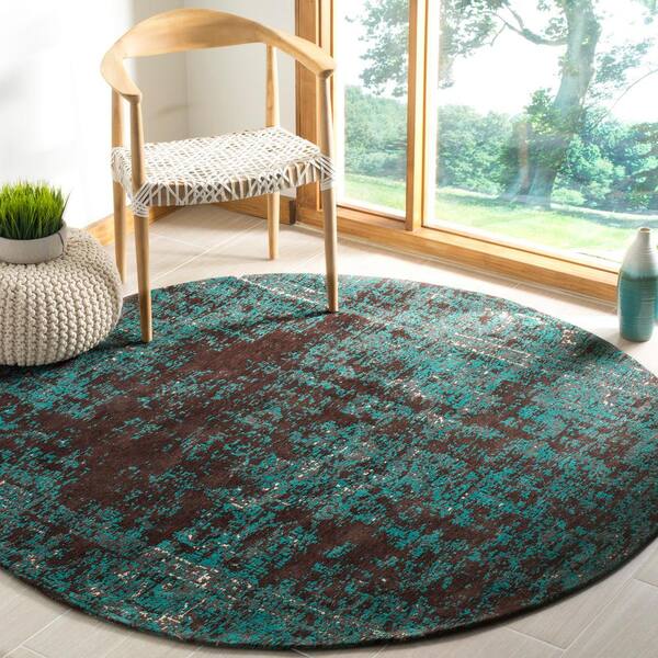 Safavieh Classic Vintage Teal Brown 6, Turquoise And Brown Rugs