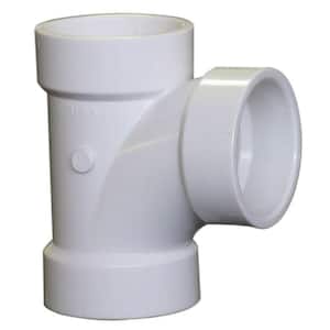 1-1/2 in. x 1-1/2 in. x 1-1/2 in. PVC DWV All Hub Sanitary Tee (10-Pack)
