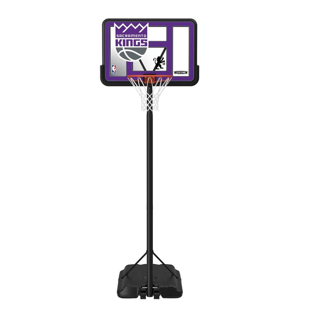 "NBA Sacramento Kings 44"" Portable Basketball Hoop with Wheels-7.5 to 10 Ft Adjustable Height" price history on PriceWatchPro