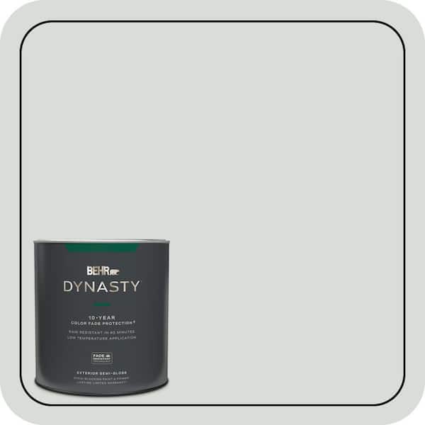 BEHR DYNASTY 1 qt. #PPL-66 Iced Slate Semi-Gloss Exterior Stain-Blocking Paint & Primer