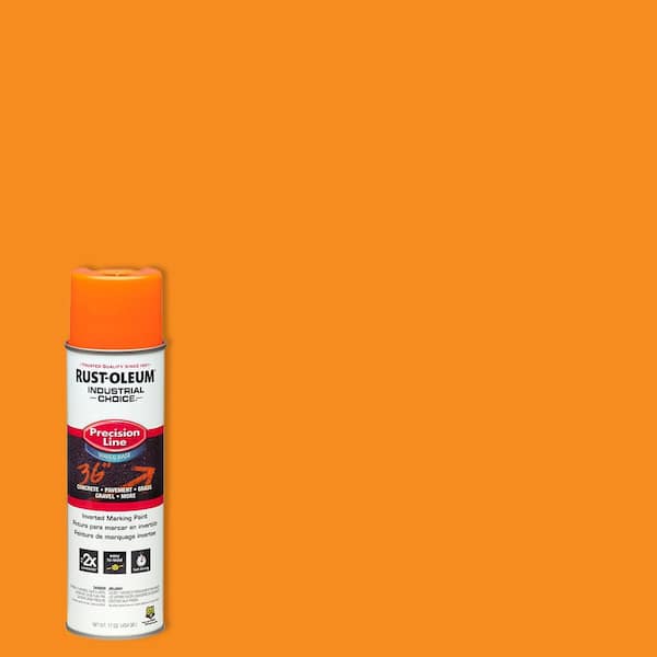 Rust-Oleum 1954830 Fluorescent Spray Paint, 11 oz, Orange