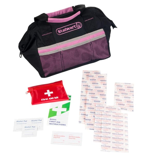 Pink Roadside Emergency Kit Bag
